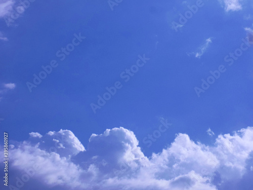 blue sky with clouds