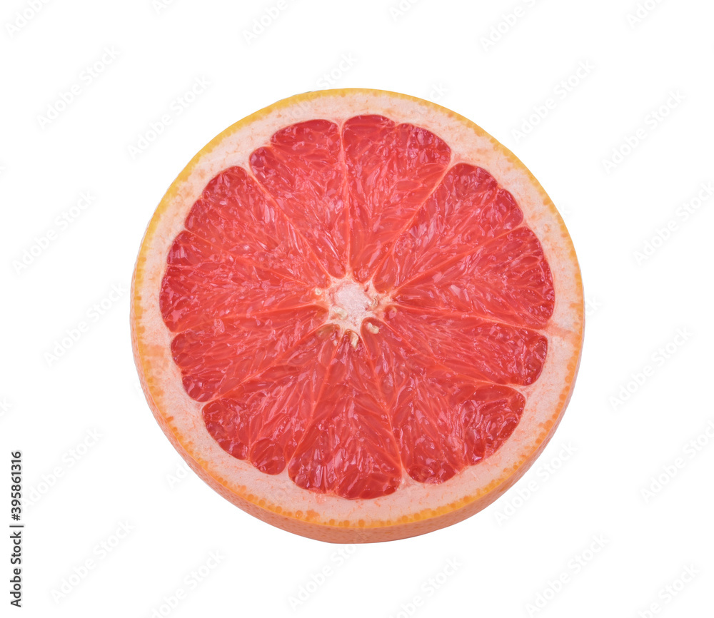 Orange slice isolated on white background Orange slice isolated on white background