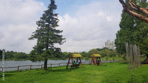 일산호수공원, Lakepark, Sky, KOREA,