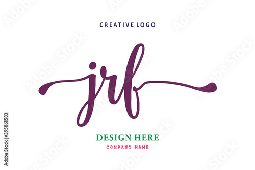 JRF lettering logo is simple, easy to understand and authoritative