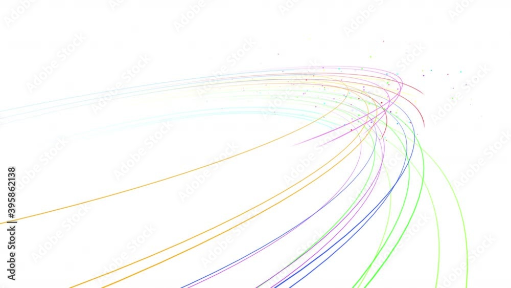 Line Curve Wave Arts colorful stream abstract background