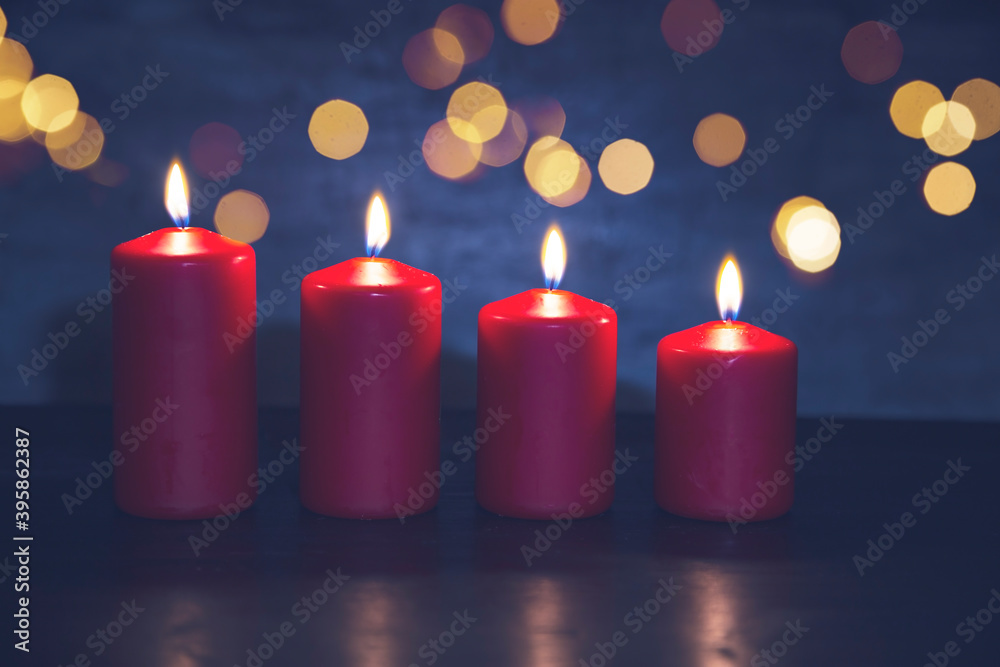 Burning candles Burning candles
