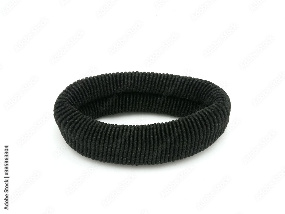 Black hair tie fabric wear for ladies