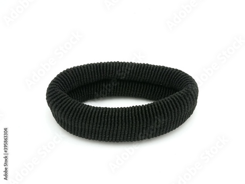 Obraz na płótnie Black hair tie fabric wear for ladies w salonie