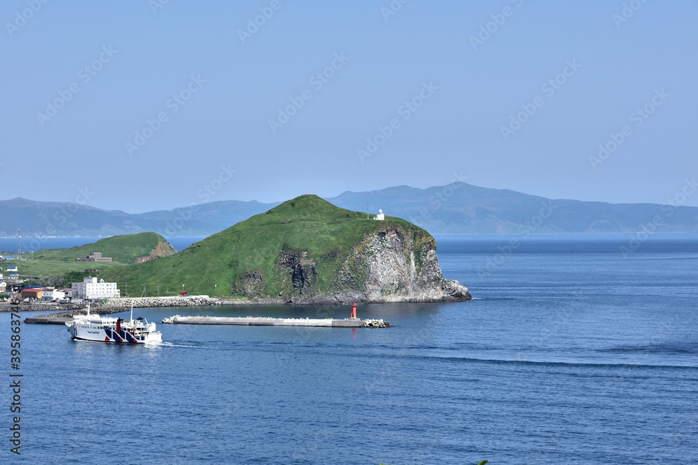 利尻島、鴛泊(おしどまり)の町と港