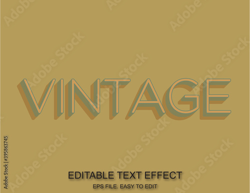 Style font effect 