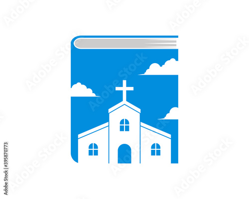 Book education with church inside