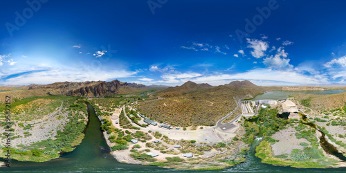 Saguaro Lake, Salt River, Arizona, USA