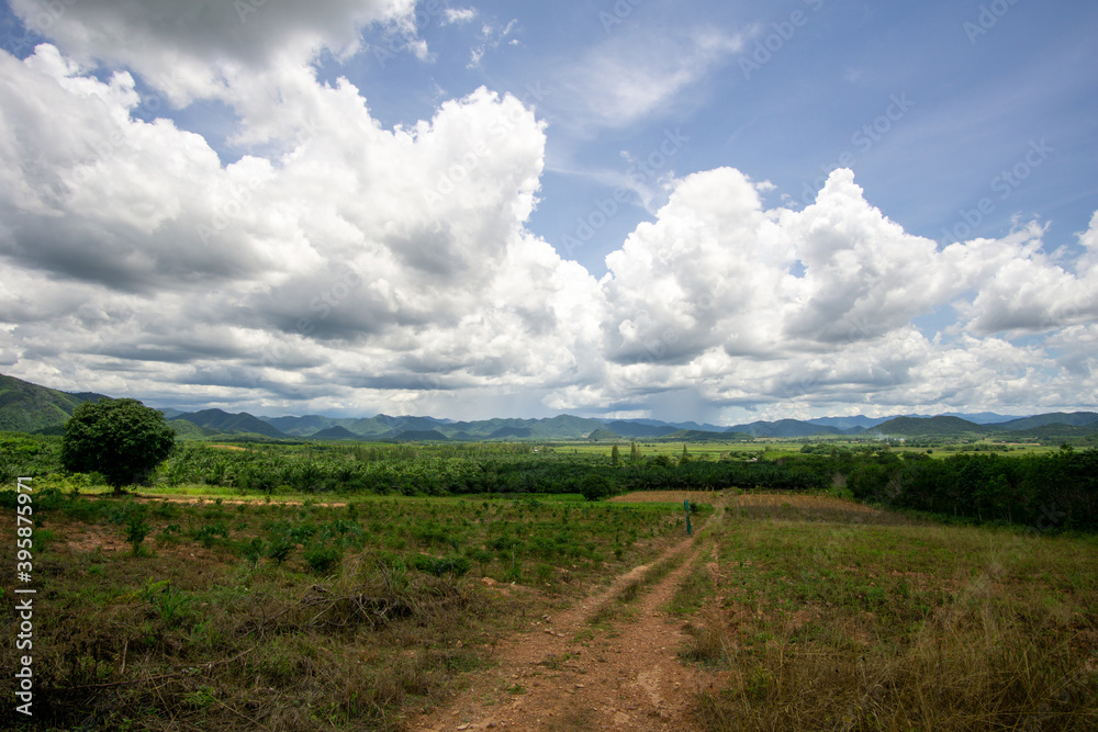 Fototapeta premium Rural routes in remote areas