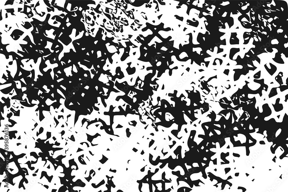 Abstract black white image with long and short intermittent liquid lines made by brush. A monochrome image drawn by hand. Dirty shabby smears of black paint. Vector eps illustration. Abstract black white image with long and short intermittent liquid lines made by brush. A monochrome image drawn by hand. Dirty shabby smears of black paint. Vector eps illustration.