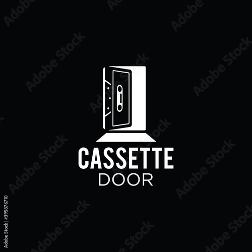 Entertainment and the art movie video music logo design