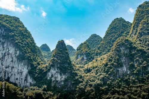 sceneries of Li River in Guillin China photo