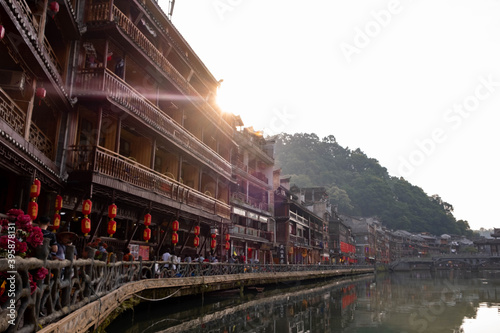 traditional buildings from Fenghuang Ancient City of China