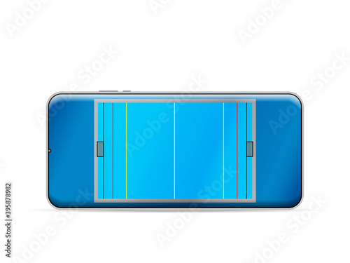 Smartphone water polo pool