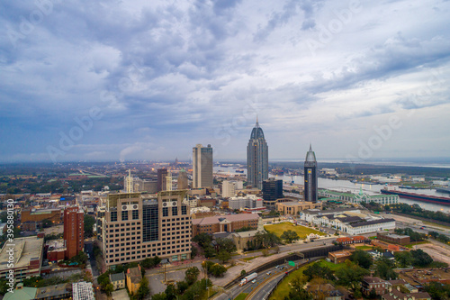 view of downtown city