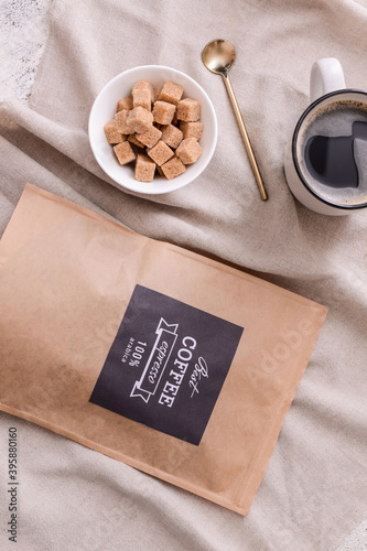 Pack with coffee and cups o...