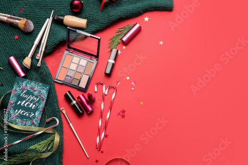 New Year composition with m...