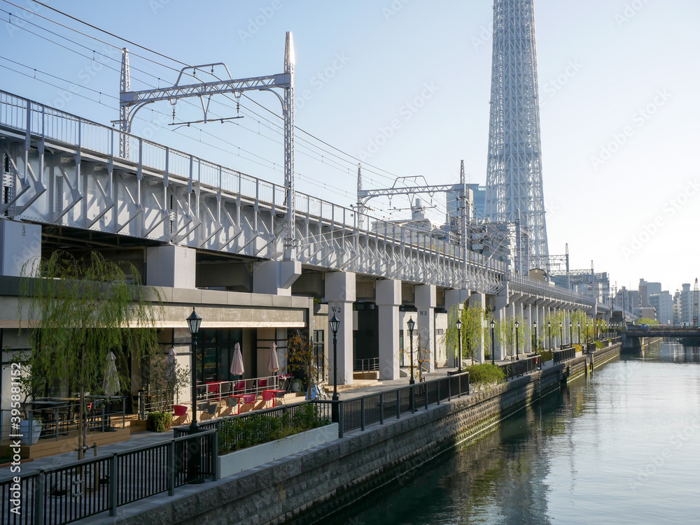 Fototapeta premium 墨田区 東京ミズマチ