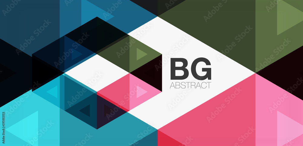 Mosaic triangle pattern abstract background for cover, banner, flyer and poster and other template Mosaic triangle pattern abstract background for cover, banner, flyer and poster and other template