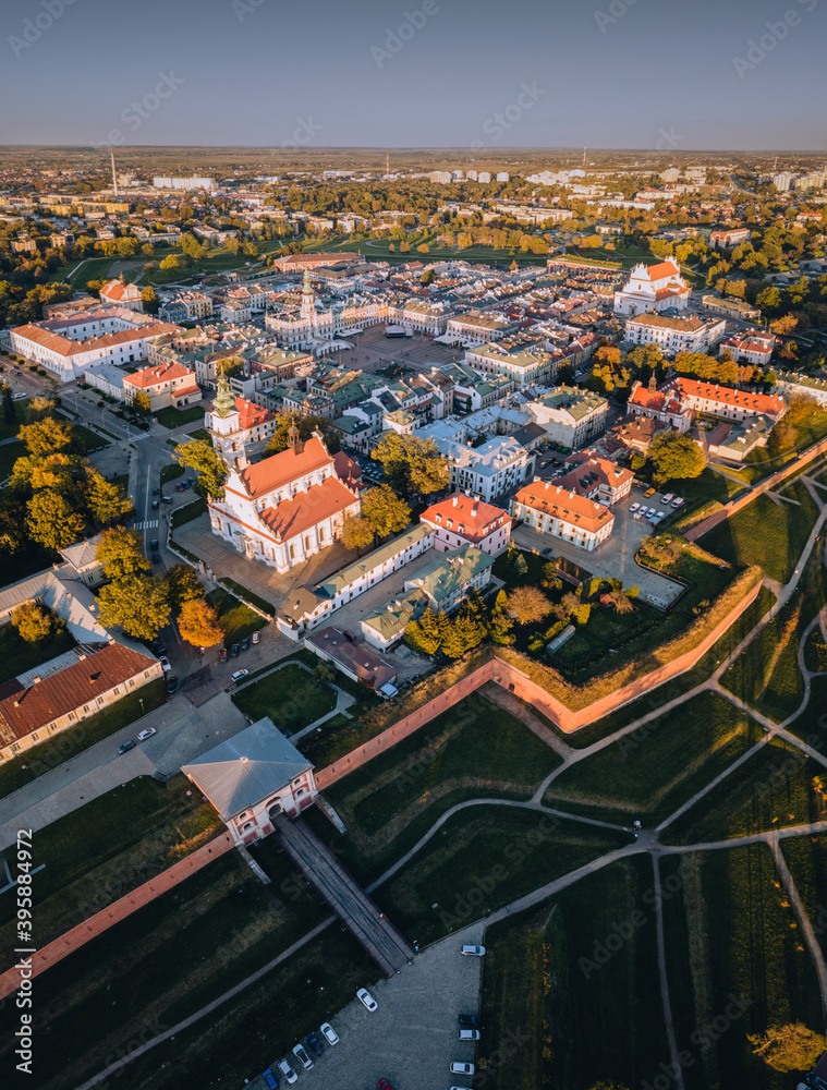 Obraz premium Panorama of Zamosc