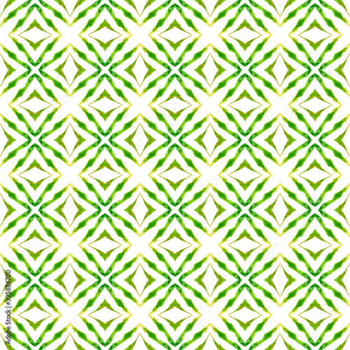 Exotic  seamless pattern. Green Actual boho chic  © Begin Again