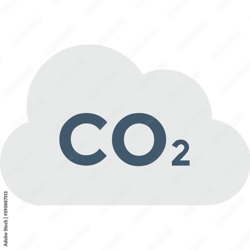 Carbon Dioxide Flat Vector Icon
Carbon Dioxide Flat Vector Icon