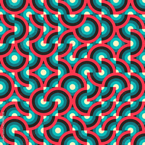 Abstract Geometric Pattern generative computational art illustration