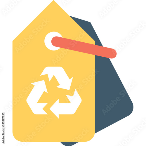  Tag Flat Vector Icon 