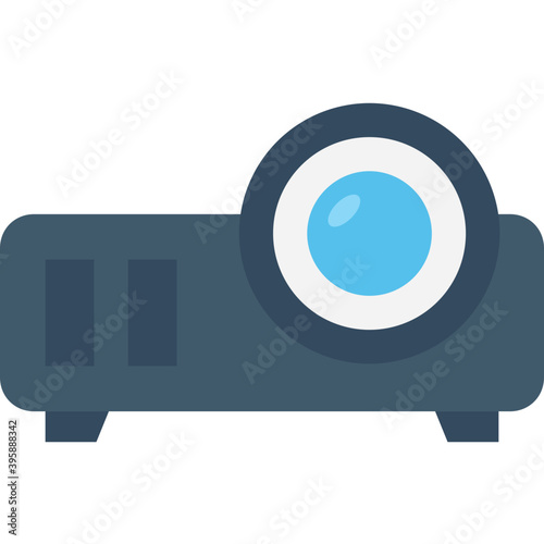 
Projector Flat Vector Icon
