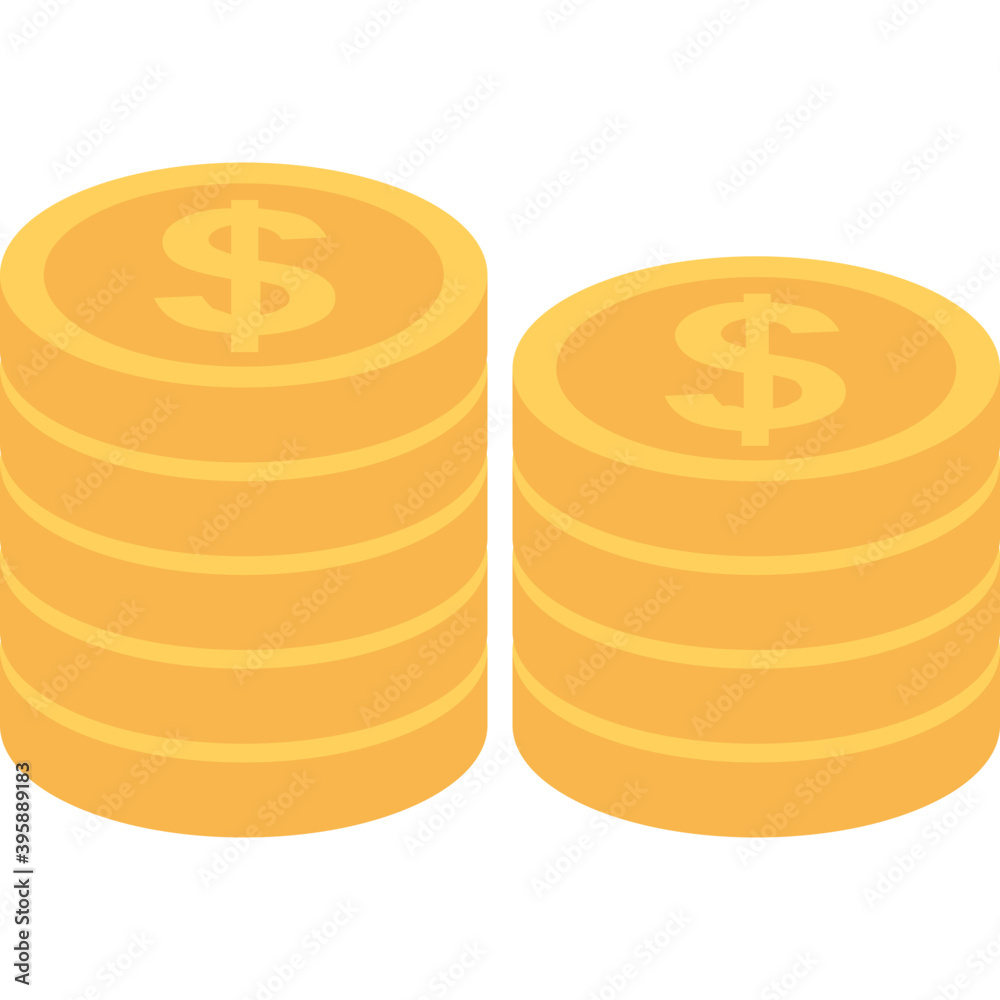 Dollar Coin Vector icon
Dollar Coin Vector icon