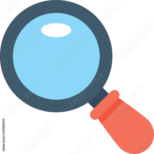
Magnifier Flat Vector Icon
