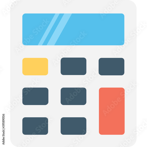 
Calculator Flat Vector Icon
