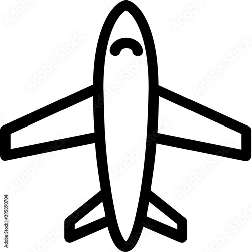 
Airplane Vector Icon 
