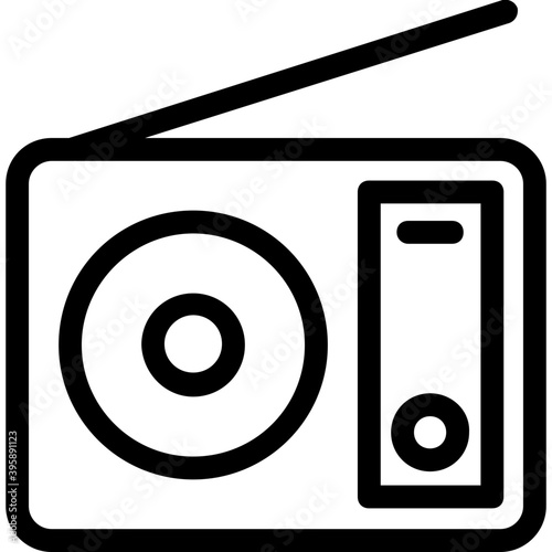 
Radio Vector Icon

