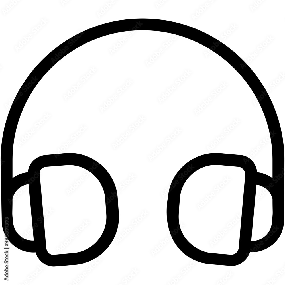 
Headphones Vector Icon
