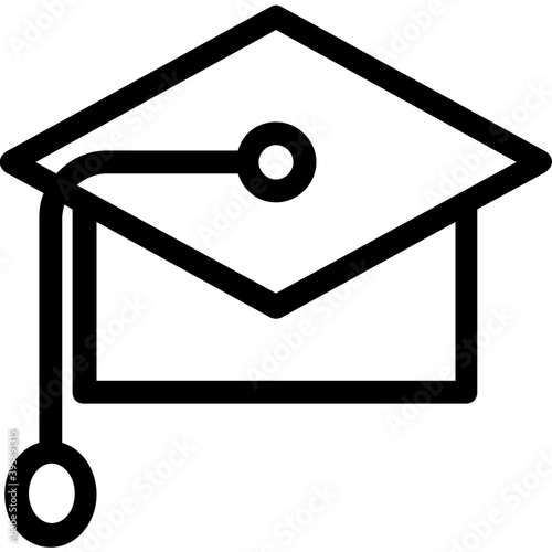 
Mortarboard Vector Icon
