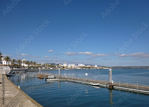 Arade river ambience in Portimao, Algarve - Portugal 