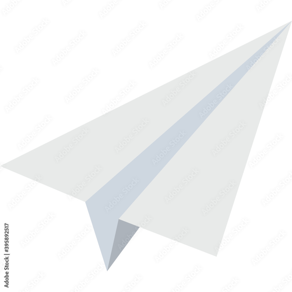Paper Plane Flat vector Icon Paper Plane Flat vector Icon