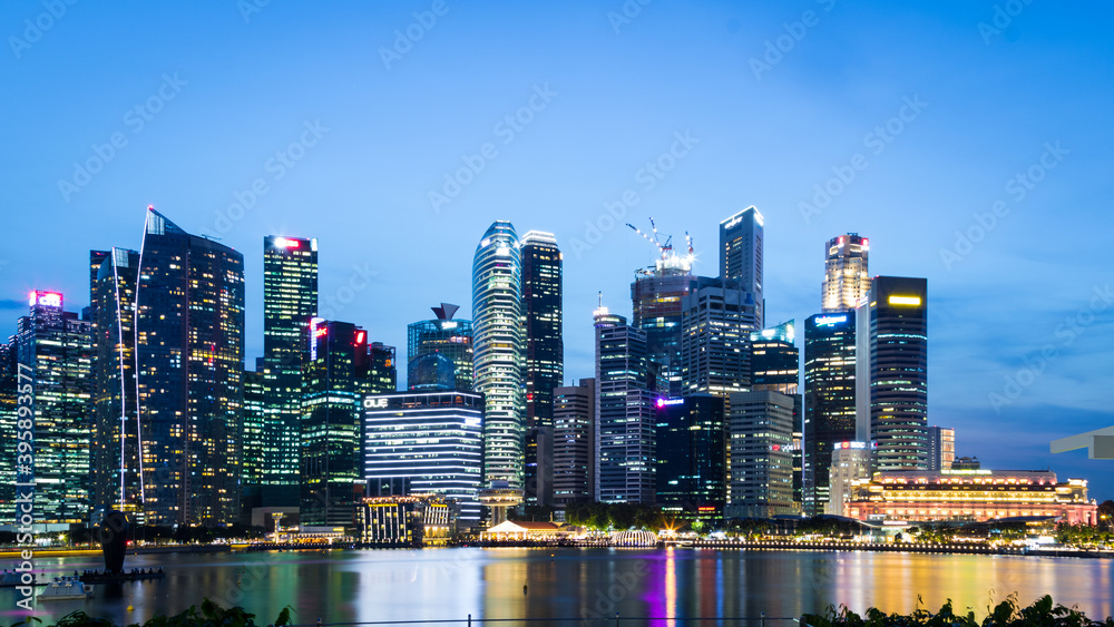 View from Marina bay, Singapore