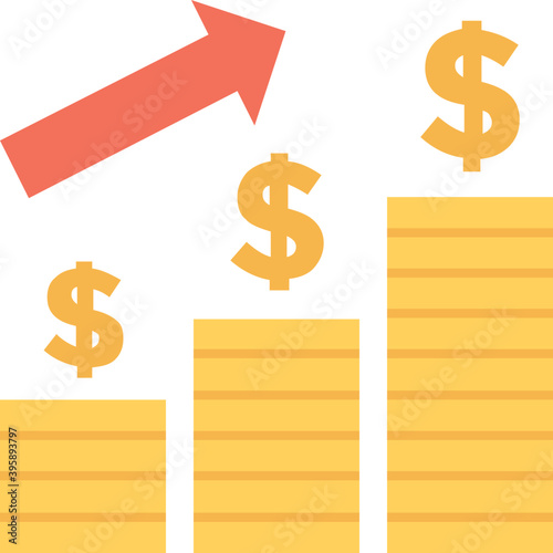 
Profit Flat Vector Icon
