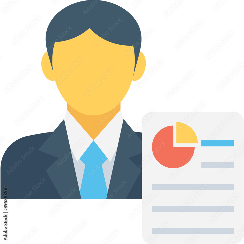 Businessman Flat Vector Icon
Businessman Flat Vector Icon