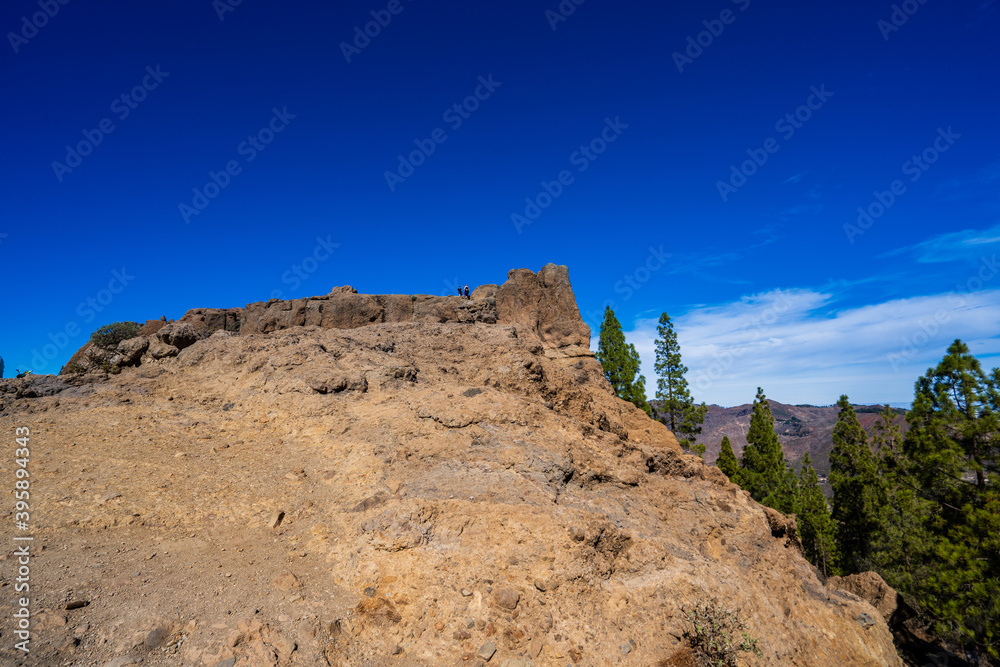 Rock view in the Mountains, Canaries, Spain