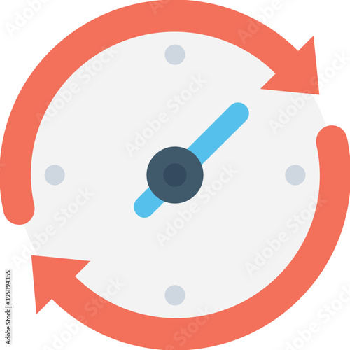 
Deadline Flat vector Icon

