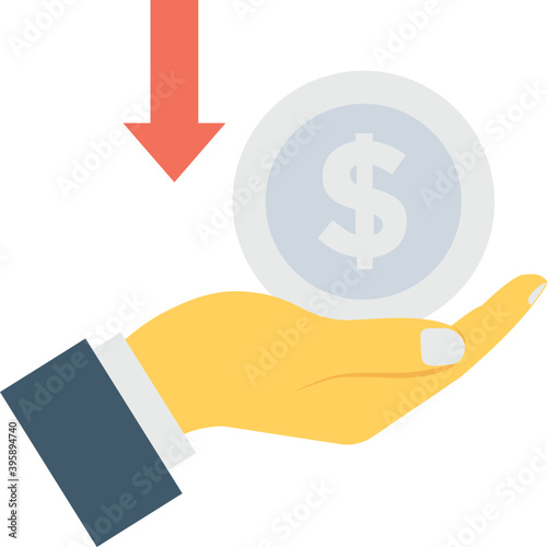 
Loss Flat vector Icon
