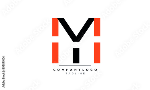 Alphabet letters Initials Monogram logo IYI,M photo