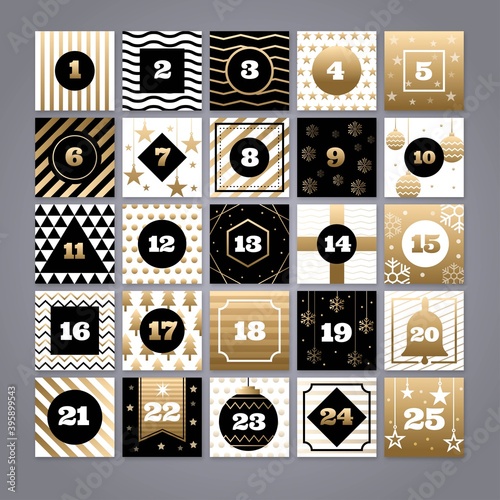 flat advent calendar