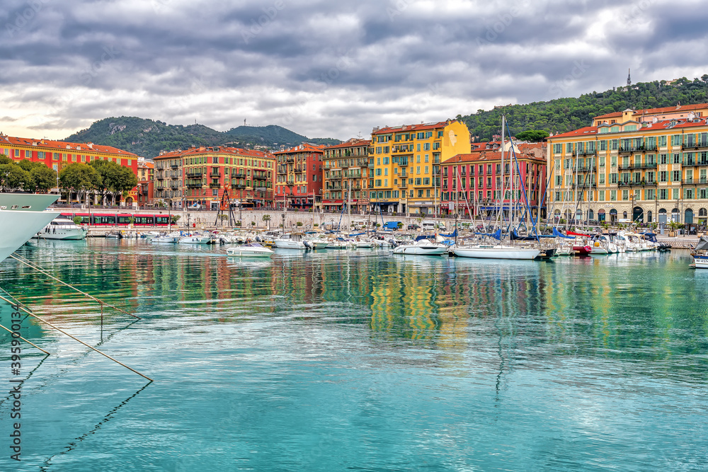 the port of Nice, France