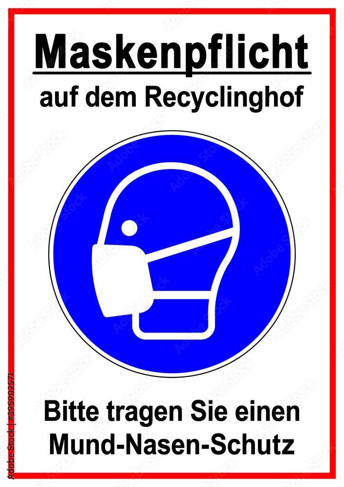 Bitte maskenschild tragen. neue normale soziale distanzierung während Bitte maskenschild tragen. neue normale soziale distanzierung während