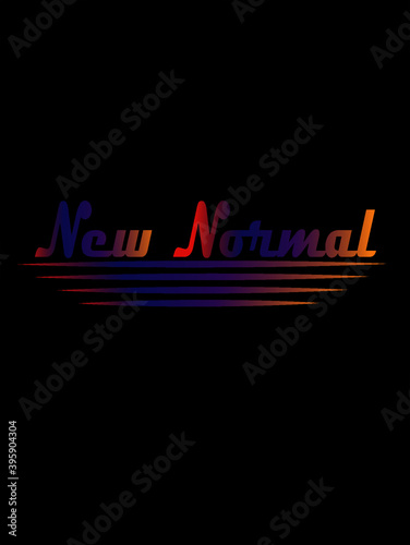 New normal neon style