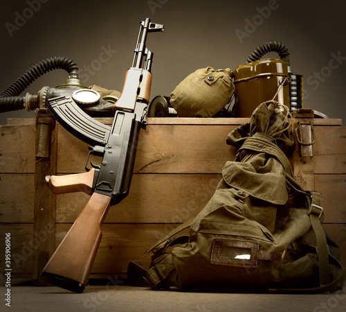 military combat, gun , riffle , grenade , pubg ,battlefield  photo